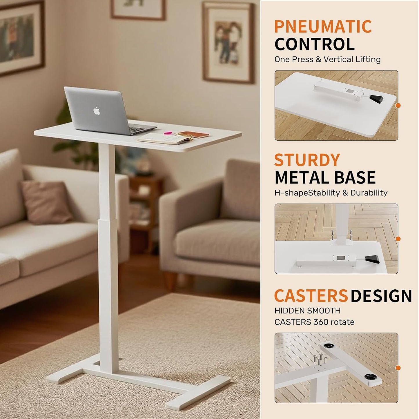Overbed Bedside Table Bed Desk Adjustable