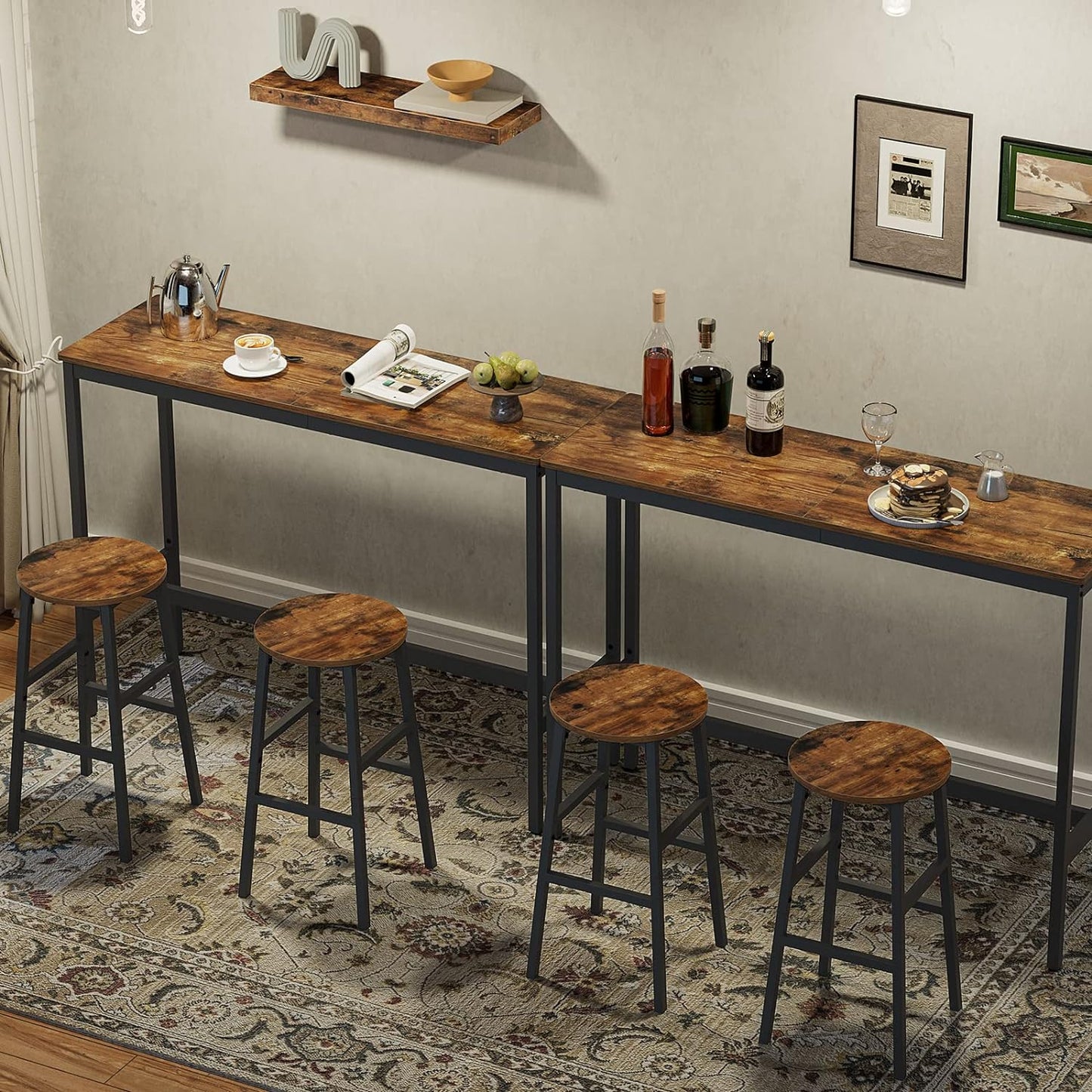 Bar Table and Bar Chairs Set