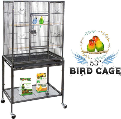 Bird Cage Parrot Aviary Perch Carrier