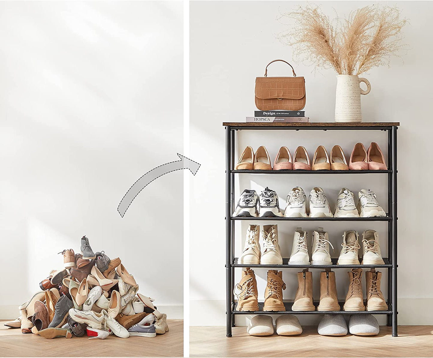 entryway shoe rack