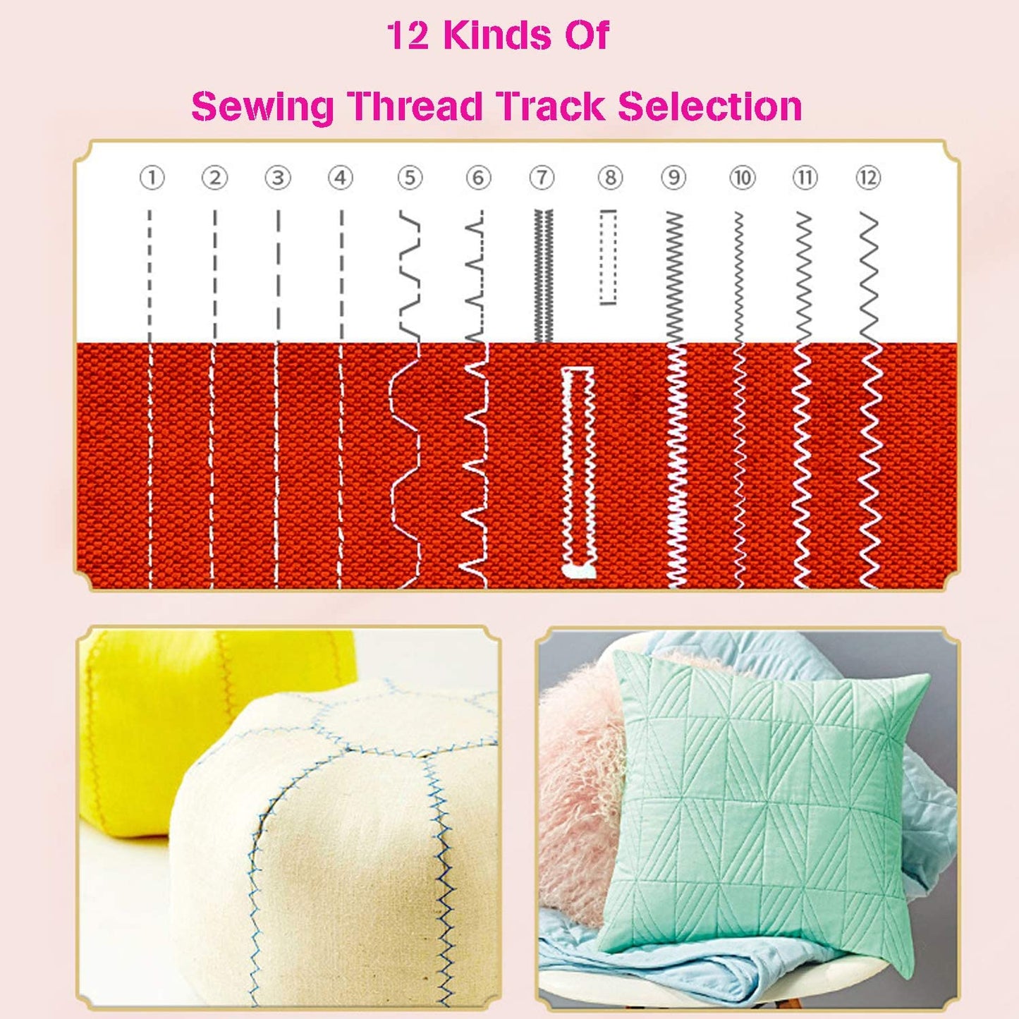 Sewing Machine Multi-function Sewing Machine Dual