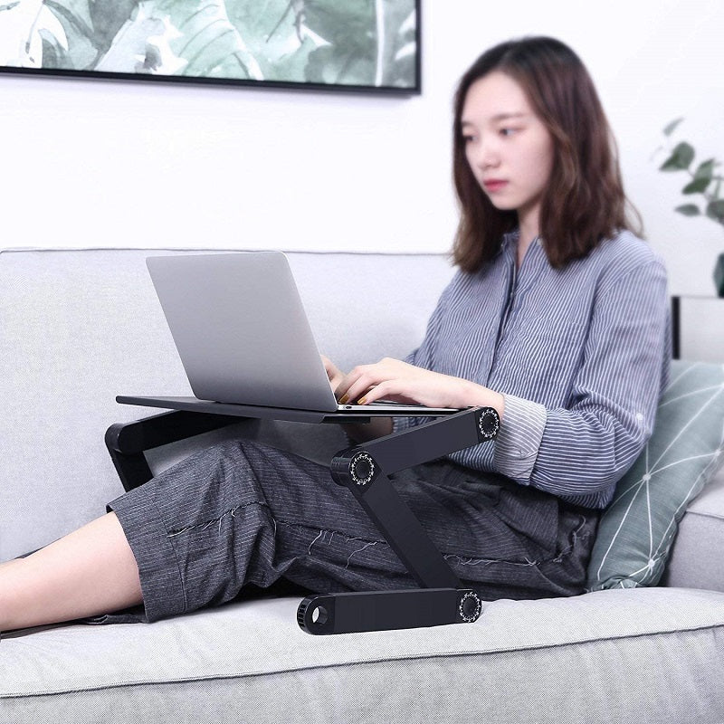 Adjustable Laptop Stand with Mouse Pad