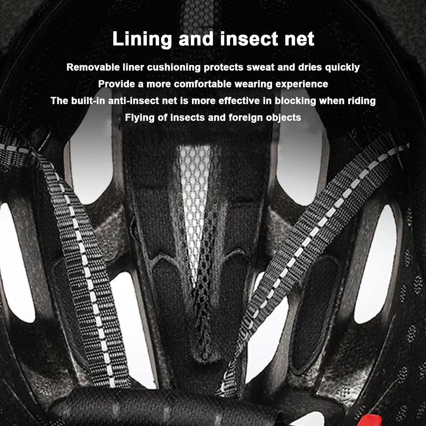ECOTREK Adult Bicycle Helmet – Adjustable Cycling Helmet with Removable Goggles HT53107