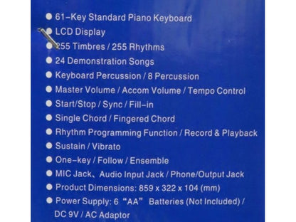Electronic Keyboard Piano and Piano Stand