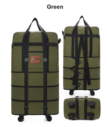 158L Expandable Luggage Bag – Foldable Rolling Travel Bag