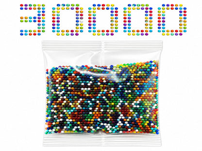 30000 Multicolour Gel Blaster Balls for Gel Ball Blaster 7-8mm