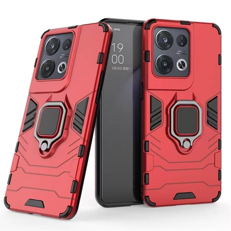 Armor Double Layer Ring Magnetic Kickstand Compatible with Samsung A01 2020 Case