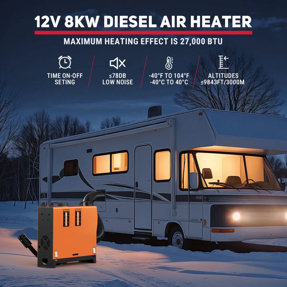 12V 8KW Diesel Air Heater