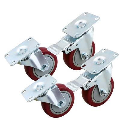 Caster Wheels Trolley Wheels Kit