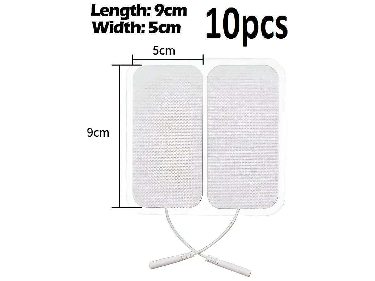 10PC Rectangle Replacement Pads for Tens Machine Massager