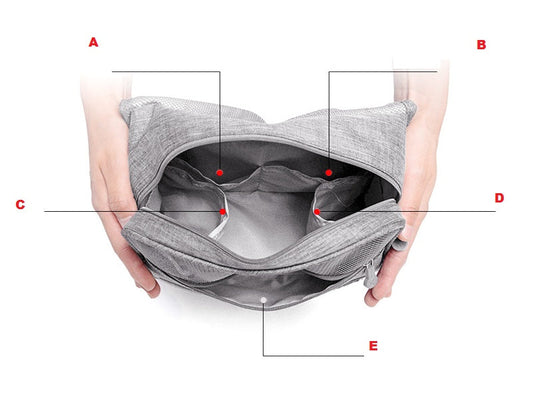 Hanging Toiletry Bag Travel Cosmetic Kit Large Essentials Organizer Waterproof