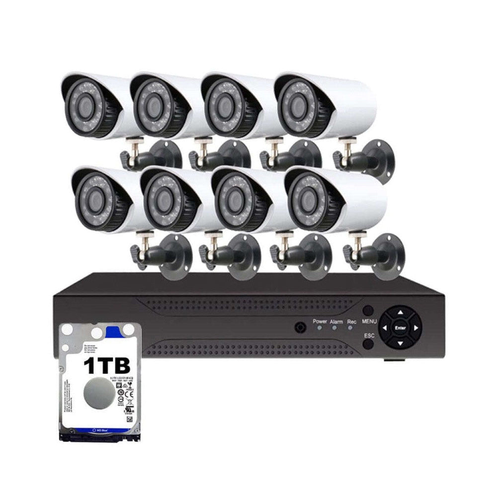 8 channel security camera system