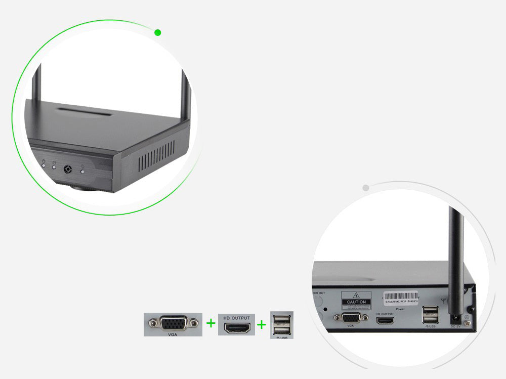Wireless Security camera system 2MP 8 Channel - The Shopsite