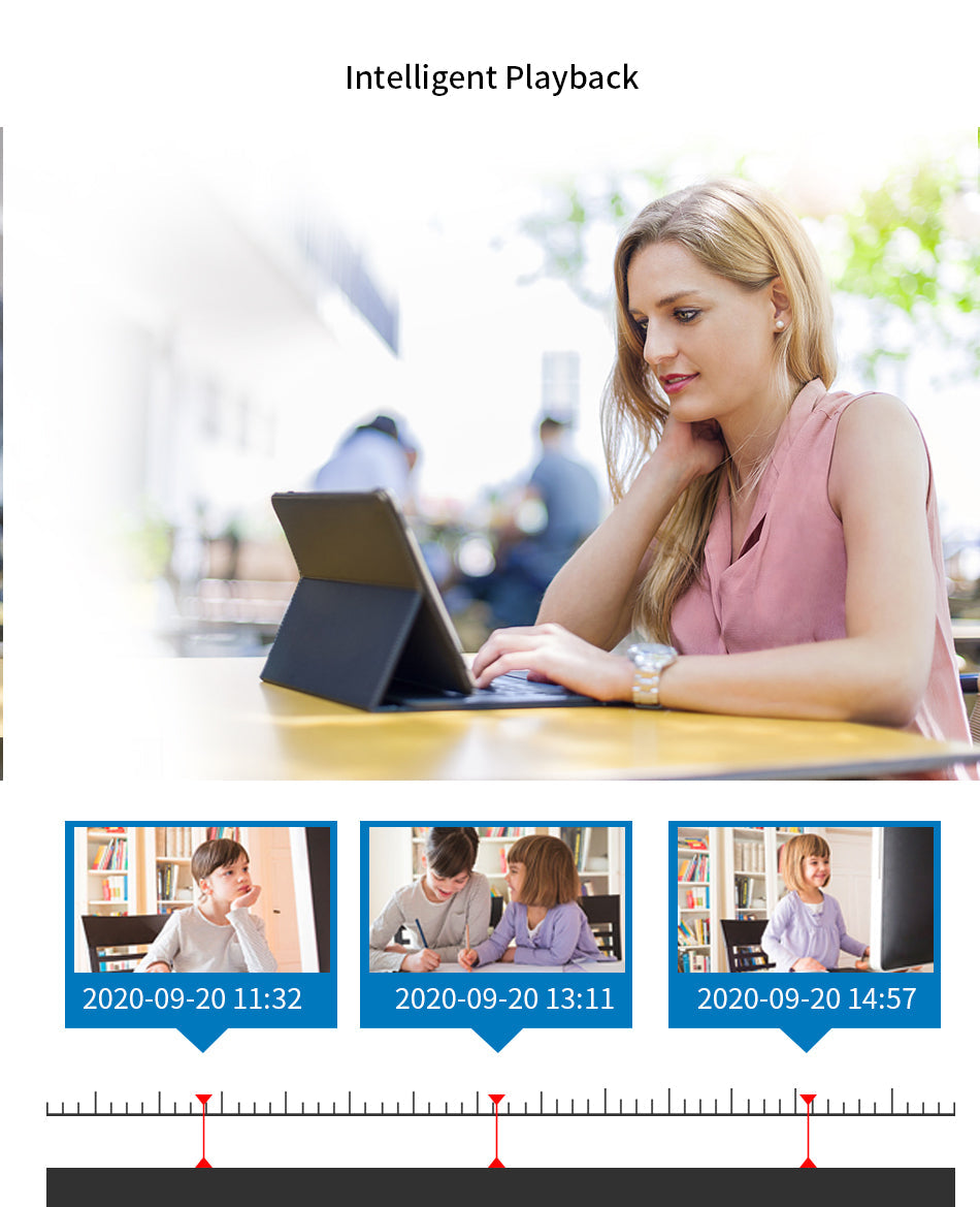 3MP Wireless Security Camera System