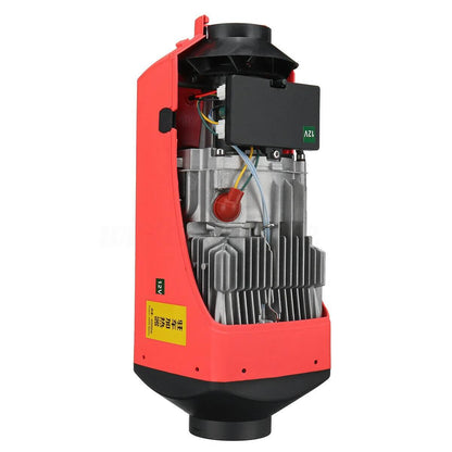 8KW Diesel Air Heater 10L Diesel Tank 12V with LCD Thermostat Monitor - The Shopsite