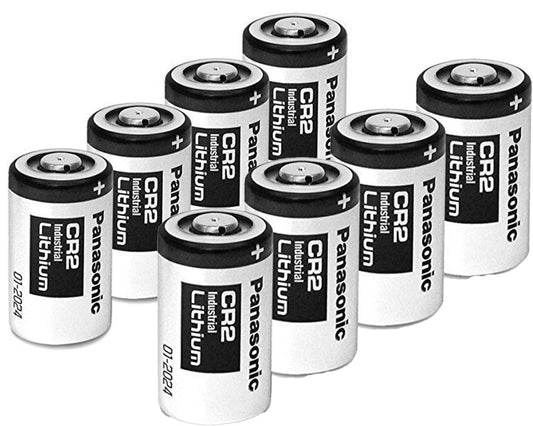 Panasonic CR2 Batteries - 8Pcs