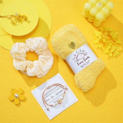 Aroma Sunflower Candle Bath Gift Box