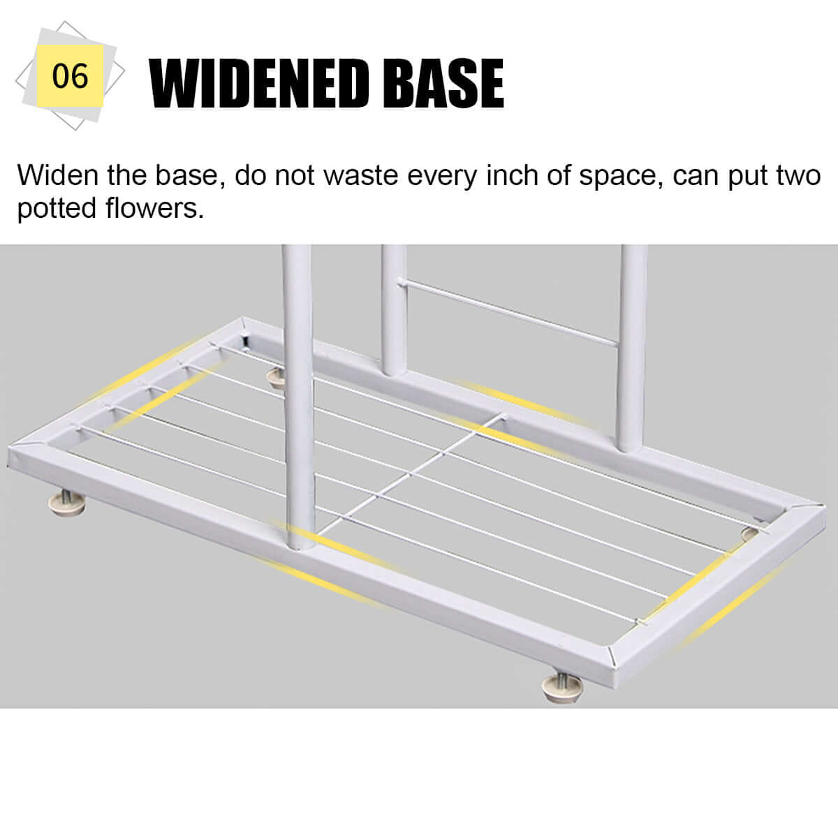 Flower Pot Plant Pot Stand Rack - The Shopsite