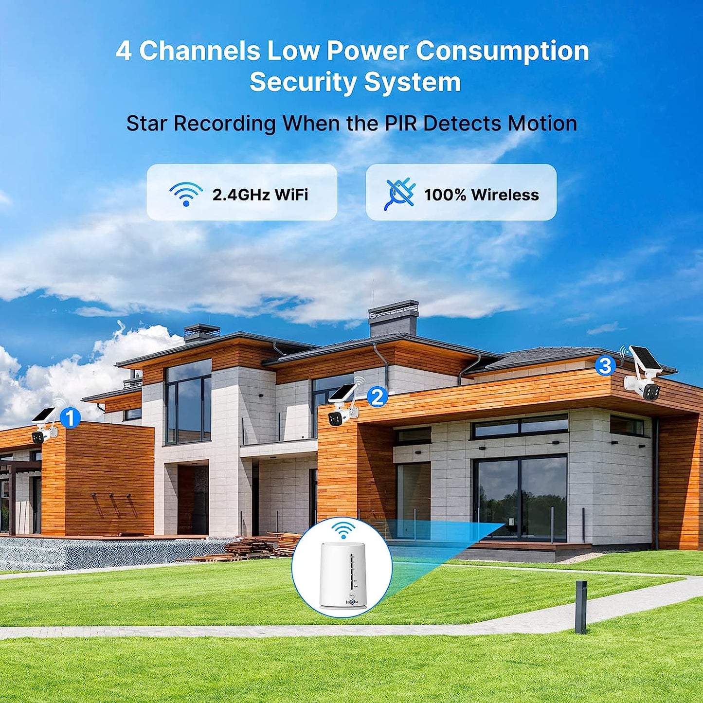 Solar Security Camera System