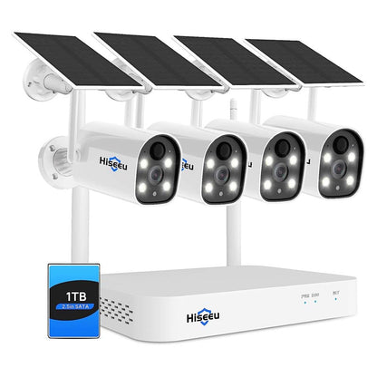 Solar powered wireless Security camera system