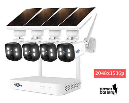 3MP Wireless Security camera system Wire-Free
