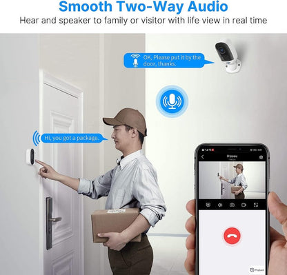 Security camera with infrared