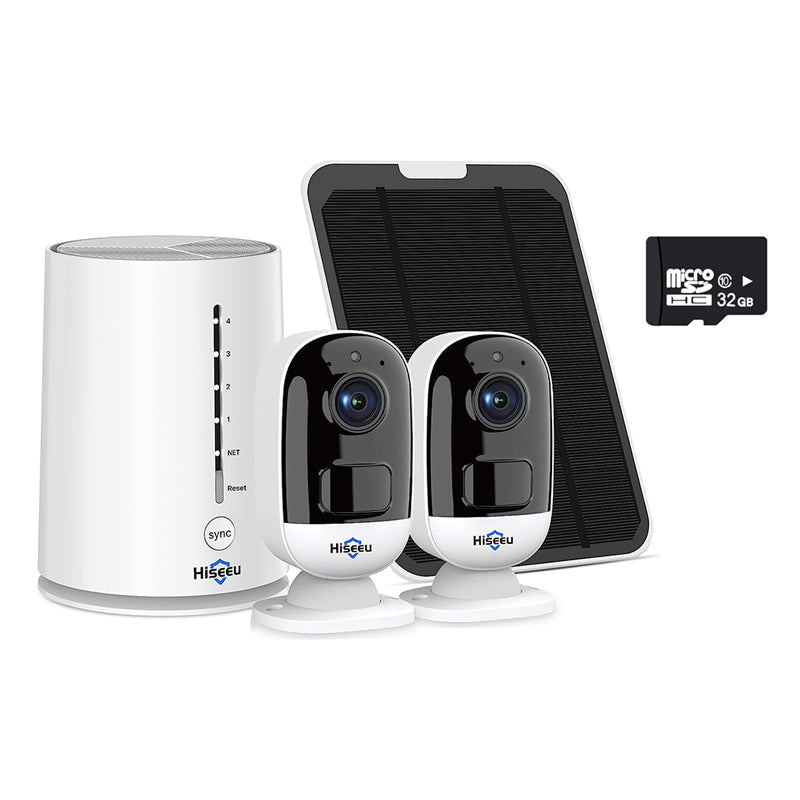Wireless camera with battery