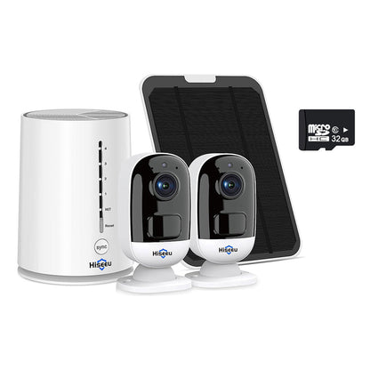 Wireless camera with battery