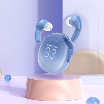 Acefast Crystal In-Ear LED Display ENC Noise Canceling Wireless Earbuds T9