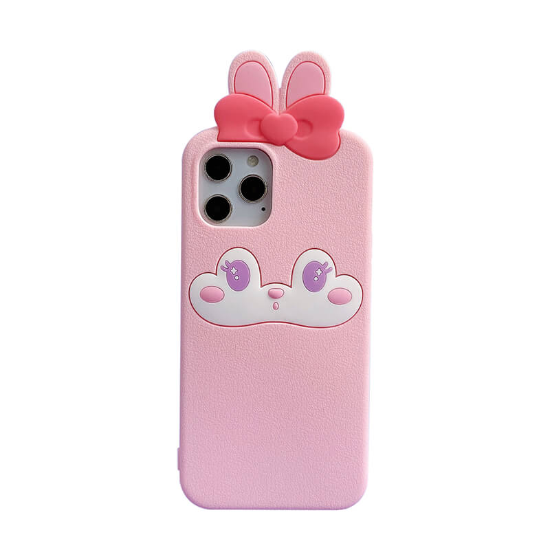 Suitable for Phone Q Uncle Cute Bunny Silicone Phone Case