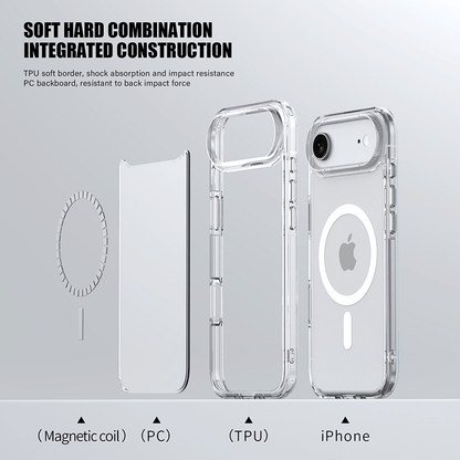Aurora Magnetic Series Crystal Transparent Compatible with iPhone 17 Air Case