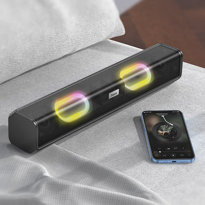 Hoco 5.1 Bluetooth Desktop Wireless Speaker with LED Lights BS49