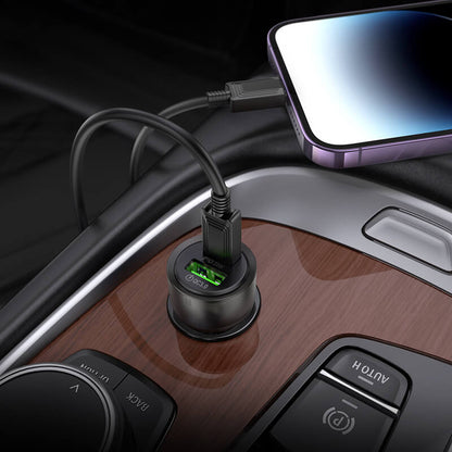 Hoco Crystal Mini Fast Car Charger U+C PD 20W Z52