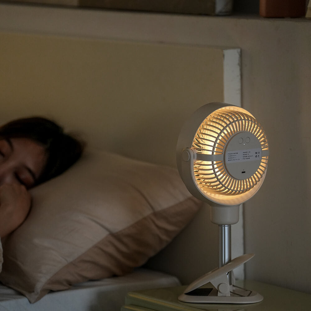 Mobie MultiFunctional Rotation Portable 4 Speed Fan with Night Light