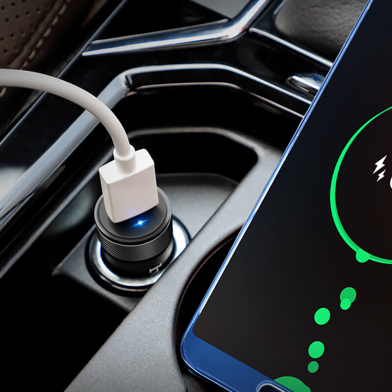 Hoco Quick Charger Car Charger QC3.0/2.0 18W Z32A