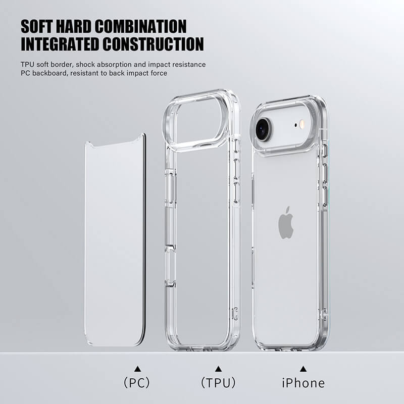 Aurora Series Crystal Transparent Compatible with iPhone 17 Air Case