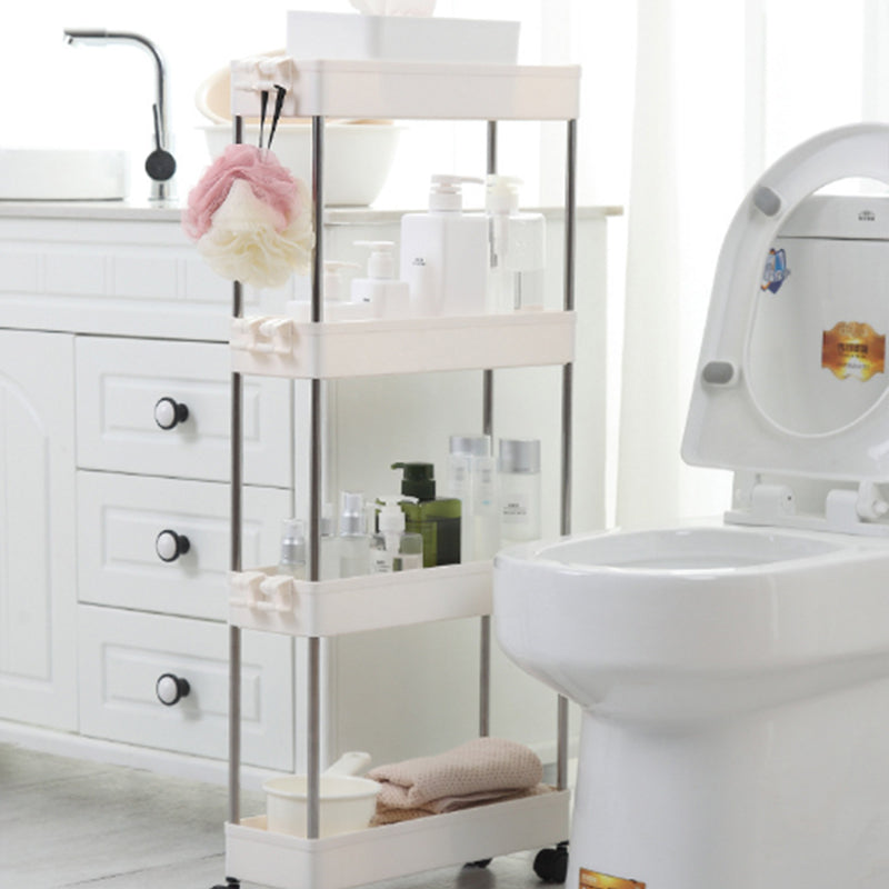 4 Tiers Kitchen Bathroom Rack Slim Space Saver Storage Shelf Shelves Toilet... S