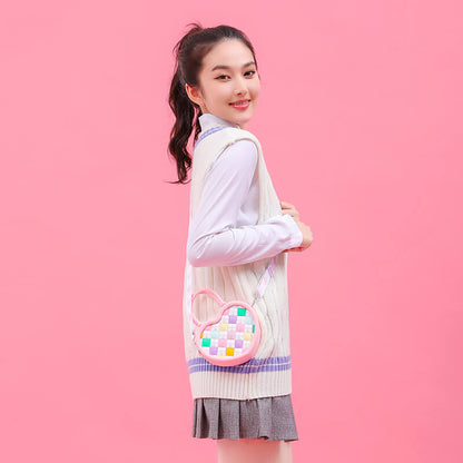 Diamond Love Q Uncle Silicone Children's Dual-use Bag