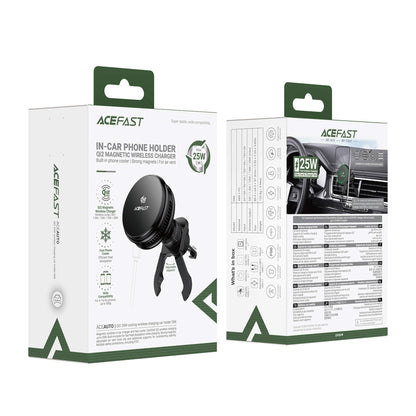 Acefast Qi2 Certified 25W Fast Wireless Magnetic Car Phone Holder D66