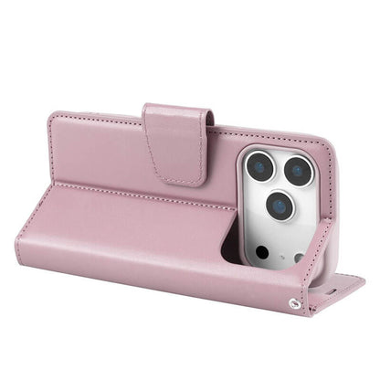 Compatible with iPhone 17 Pro Max Hanman Mill Series Leather Wallet Flip Case