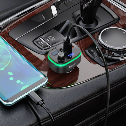 Hoco Fast PD 20W+QC 3.0 Car Bluetooth FM transmitter E62