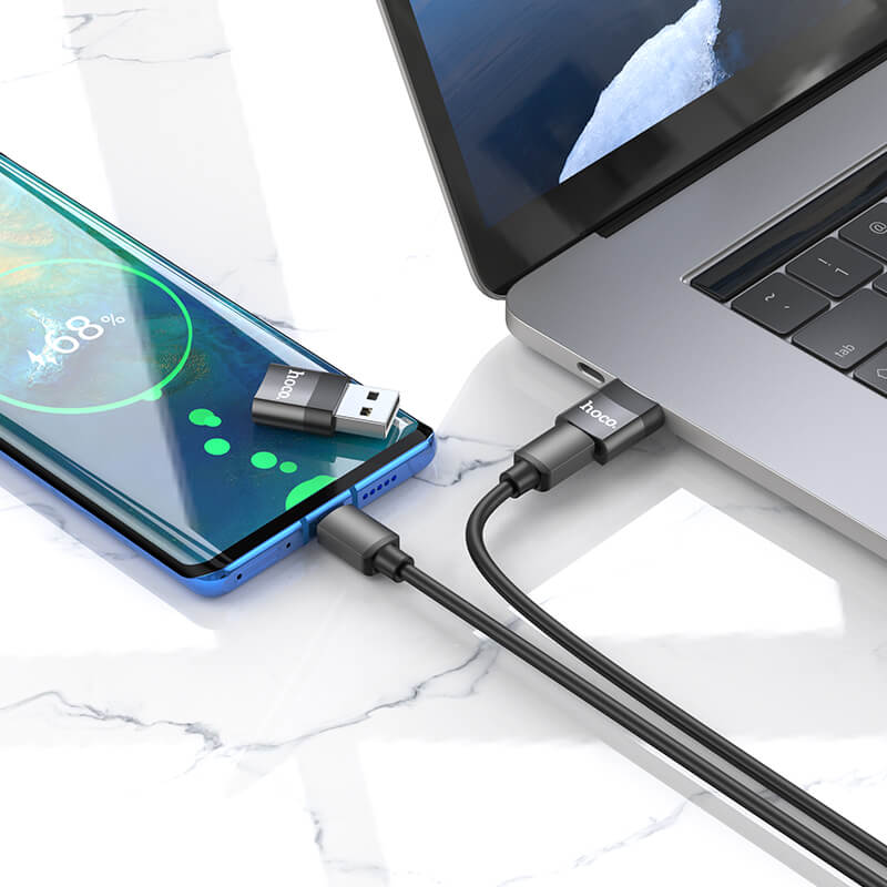 Hoco USB Male to Type-C Female USB2.0 Adapter UA17