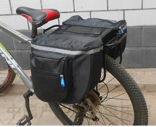 ECOTREK 25L Waterproof Bike Pannier Bag – Rear Rack Cycling Saddle Bag JS16002