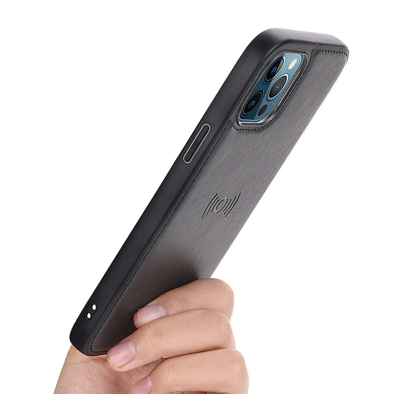 Hanman Miro Leather 2-in-1 Wallet Case with Magnetic Back Compaatible with iPhone 15 Pro