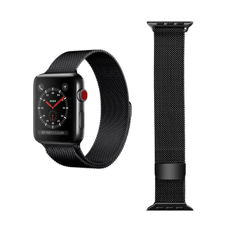 Mobie Aurelume Series Stainless Steel Adjustable Magnetic Clasp Apple Watch Band 42/44/45/46/49mm