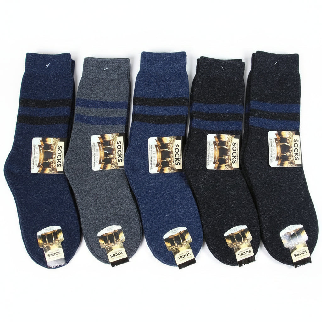 (12 Pairs) Men's Thermal/Work Socks