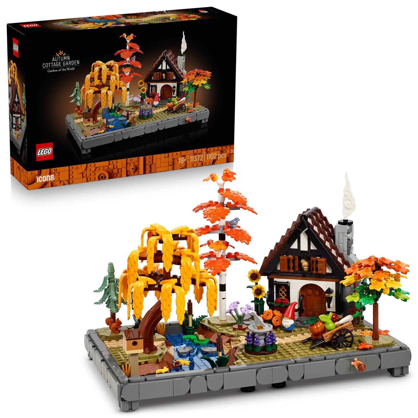LEGO Icons: Autumn Cottage Garden (11372)