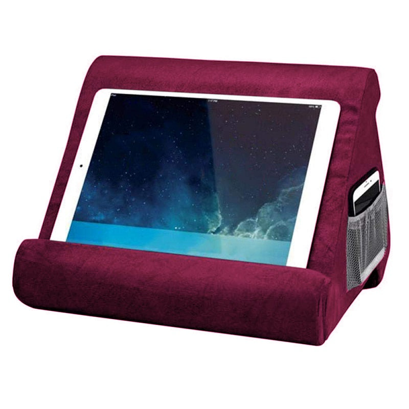iPad Pillow Stand Flip Pillow Cushion Stand for Tablet/Magazine/iPad/Book