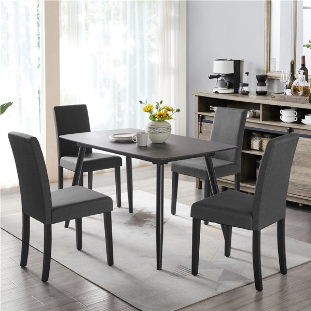 4pcs Parson Dining Chairs Fabric Upholstered Urban Style
