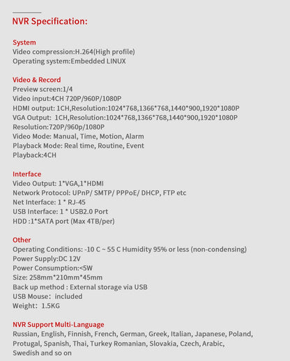 Wireless Security Camera System 8 Camera